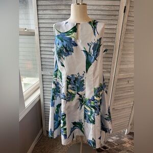 Floral Sleeveless Satin A Line Party Dress CB brand - 16W